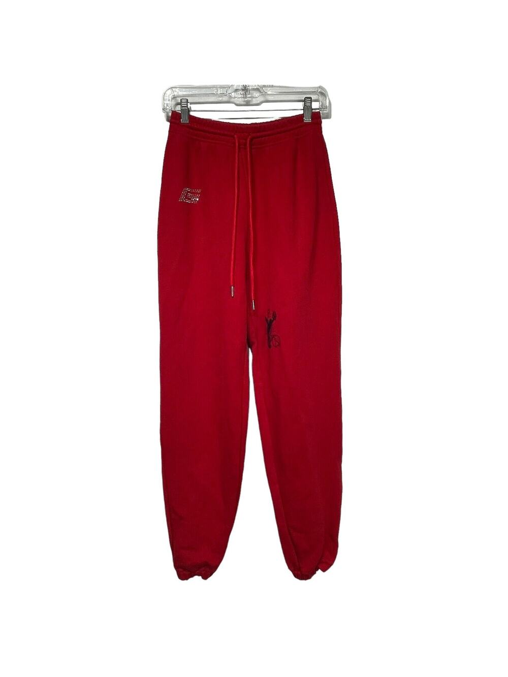 I.AM.GIA Red High Rise Jogger Sweatpants Womens Size XS